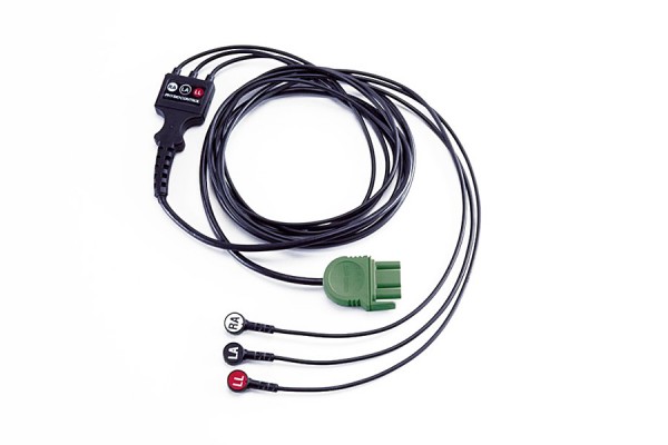 trzyżyłowy kabel ekg do defibrylatora aed lifepak 1000 stryker defibrylatory aed i akcesoria do defibrylatorów 13